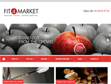 Tablet Screenshot of fit4market.com